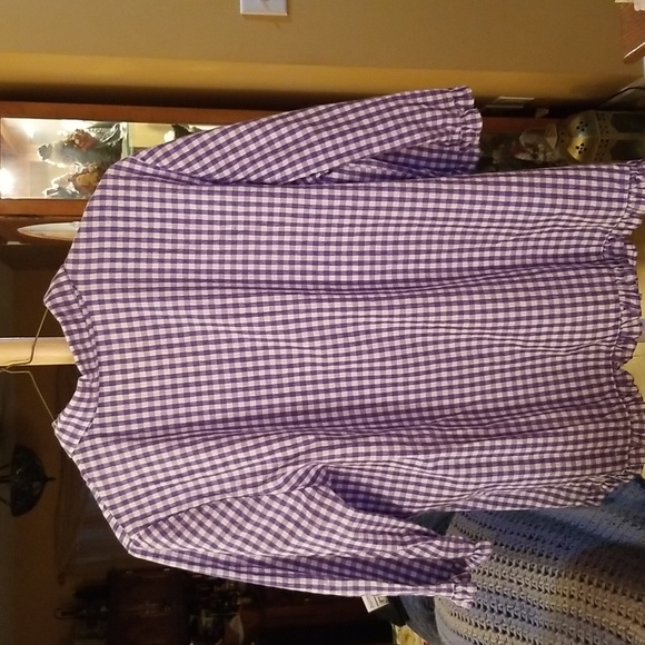 Denim & Company Seersucker Blouse - Picture 8 of 8